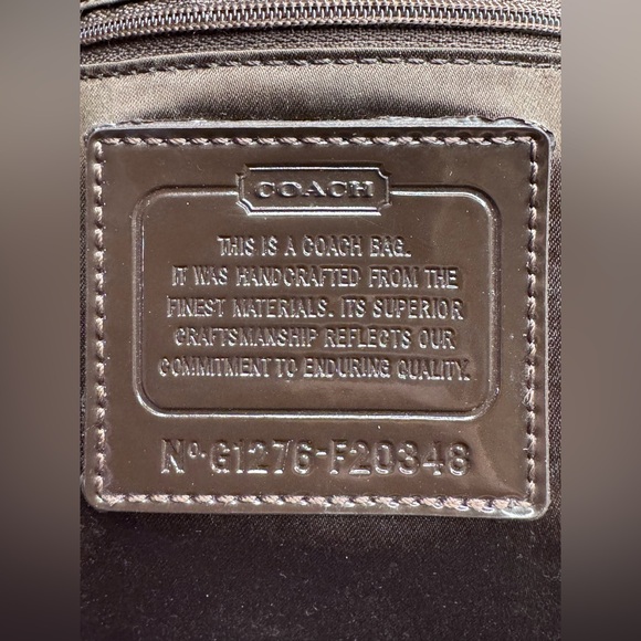 Coach Signature Patchwork STUDDED Demi File Bag crossbody style 20348 - Picture 3 of 17